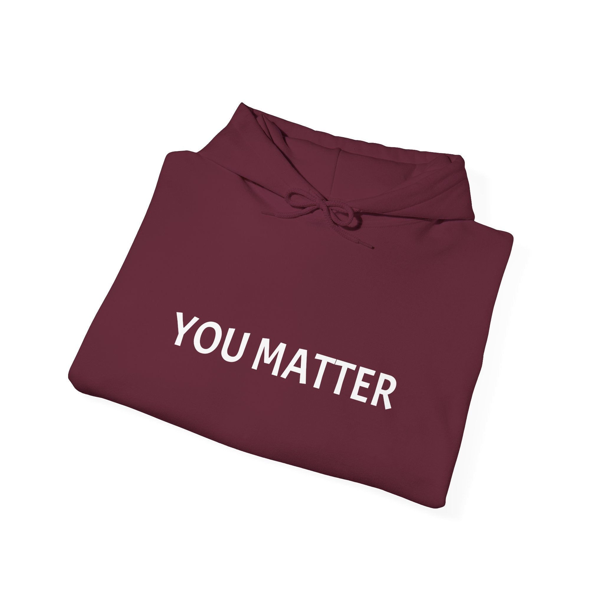 You Matter Hoodie, Unisex Sweatshirt for Self-Care, Motivational Gift, Cozy Apparel for Mental Health Awareness, Casual Wear