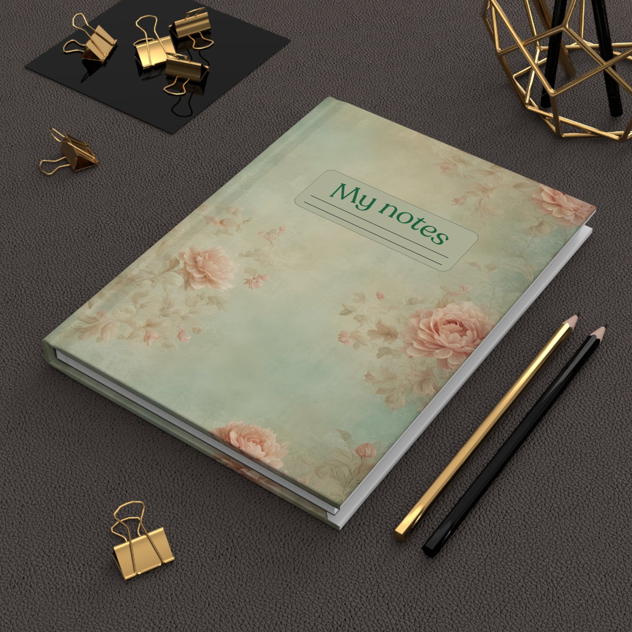 Floral Hardcover Journal