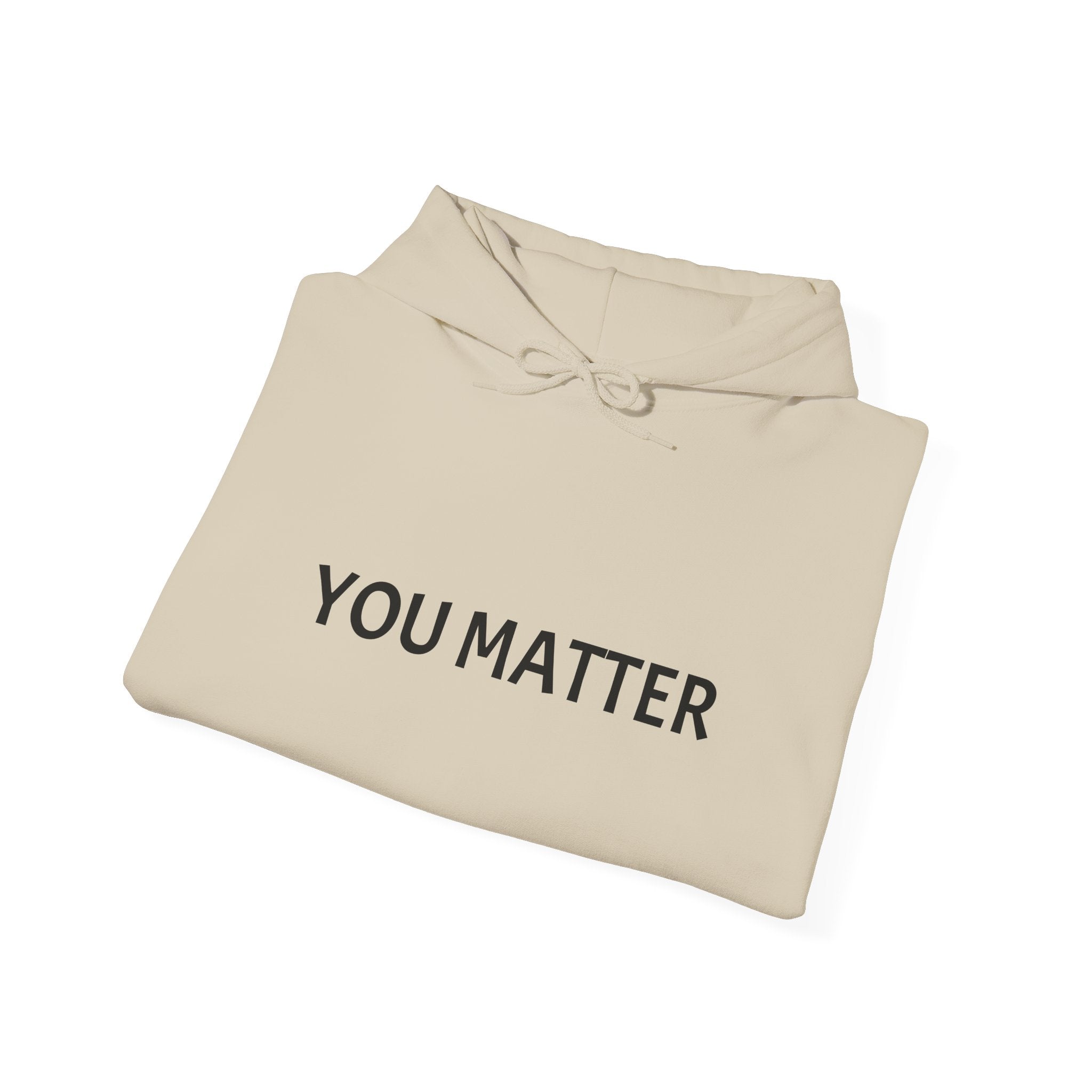 You Matter Hoodie, Unisex Sweatshirt for Self-Care, Motivational Gift, Cozy Apparel for Mental Health Awareness, Casual Wear