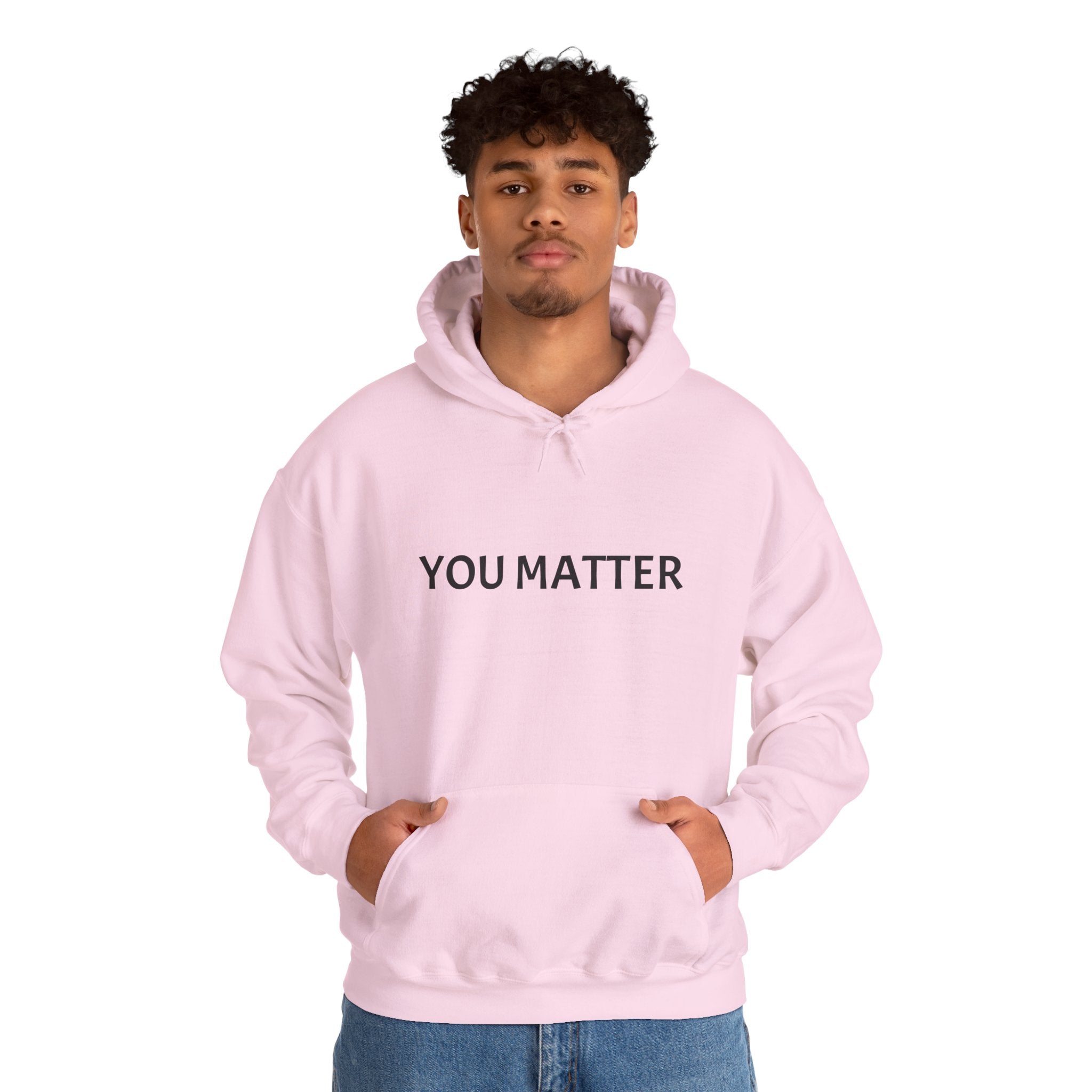 You Matter Hoodie, Unisex Sweatshirt for Self-Care, Motivational Gift, Cozy Apparel for Mental Health Awareness, Casual Wear