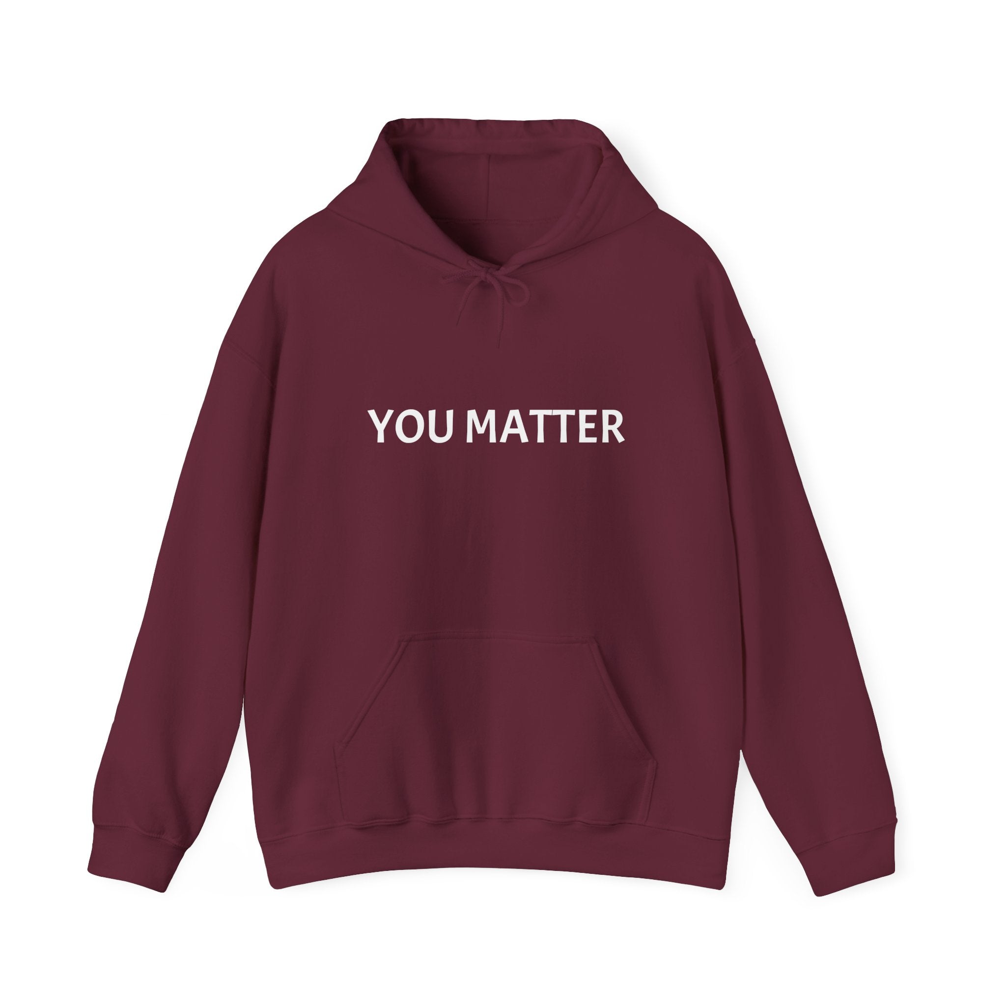 You Matter Hoodie, Unisex Sweatshirt for Self-Care, Motivational Gift, Cozy Apparel for Mental Health Awareness, Casual Wear