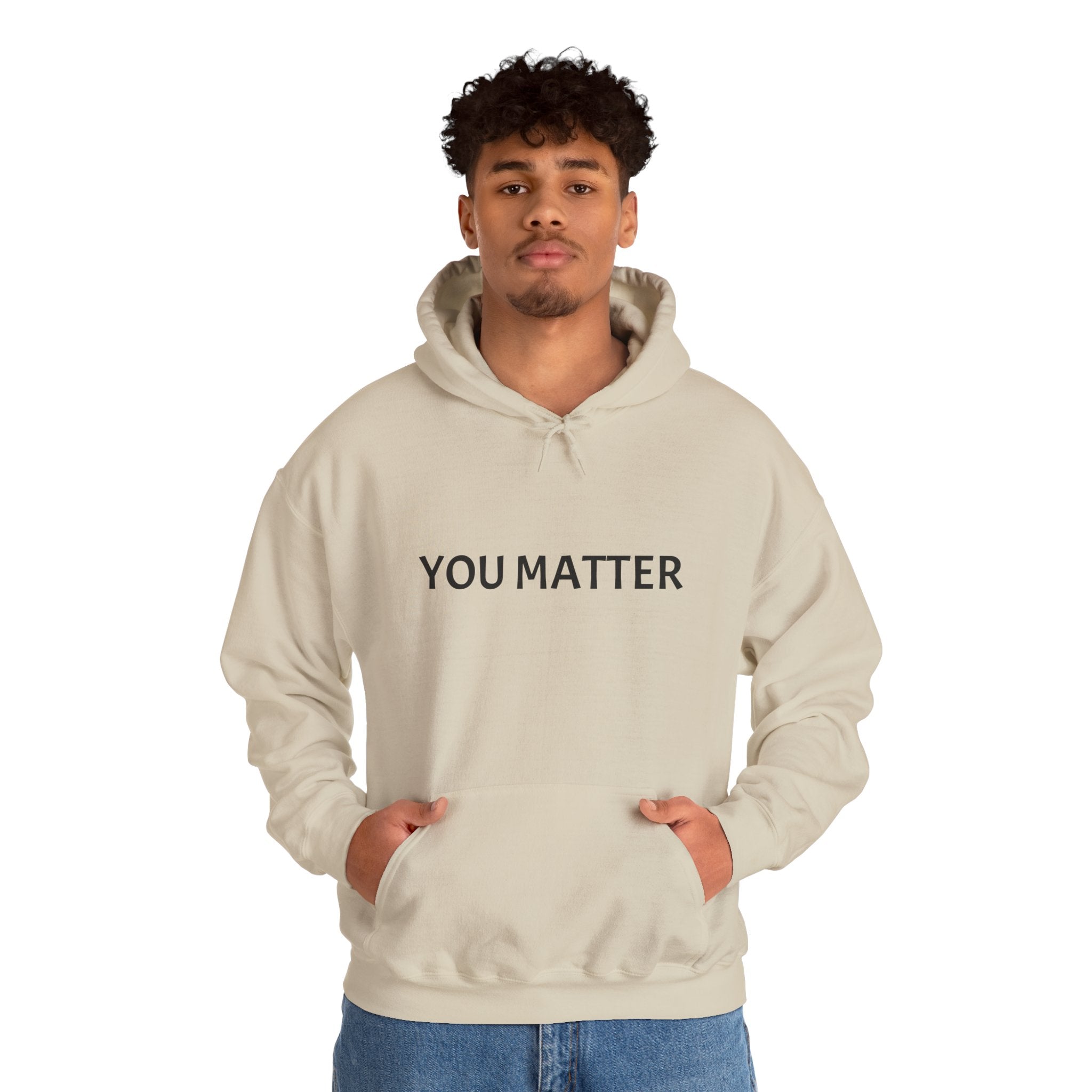 You Matter Hoodie, Unisex Sweatshirt for Self-Care, Motivational Gift, Cozy Apparel for Mental Health Awareness, Casual Wear