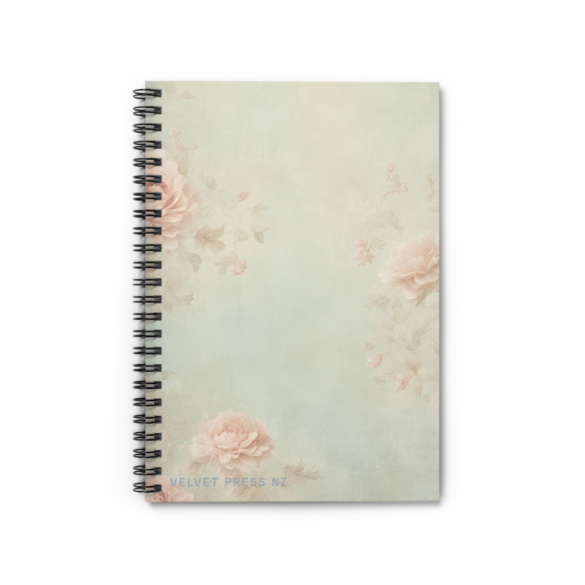 Vintage Floral Spiral Notebook