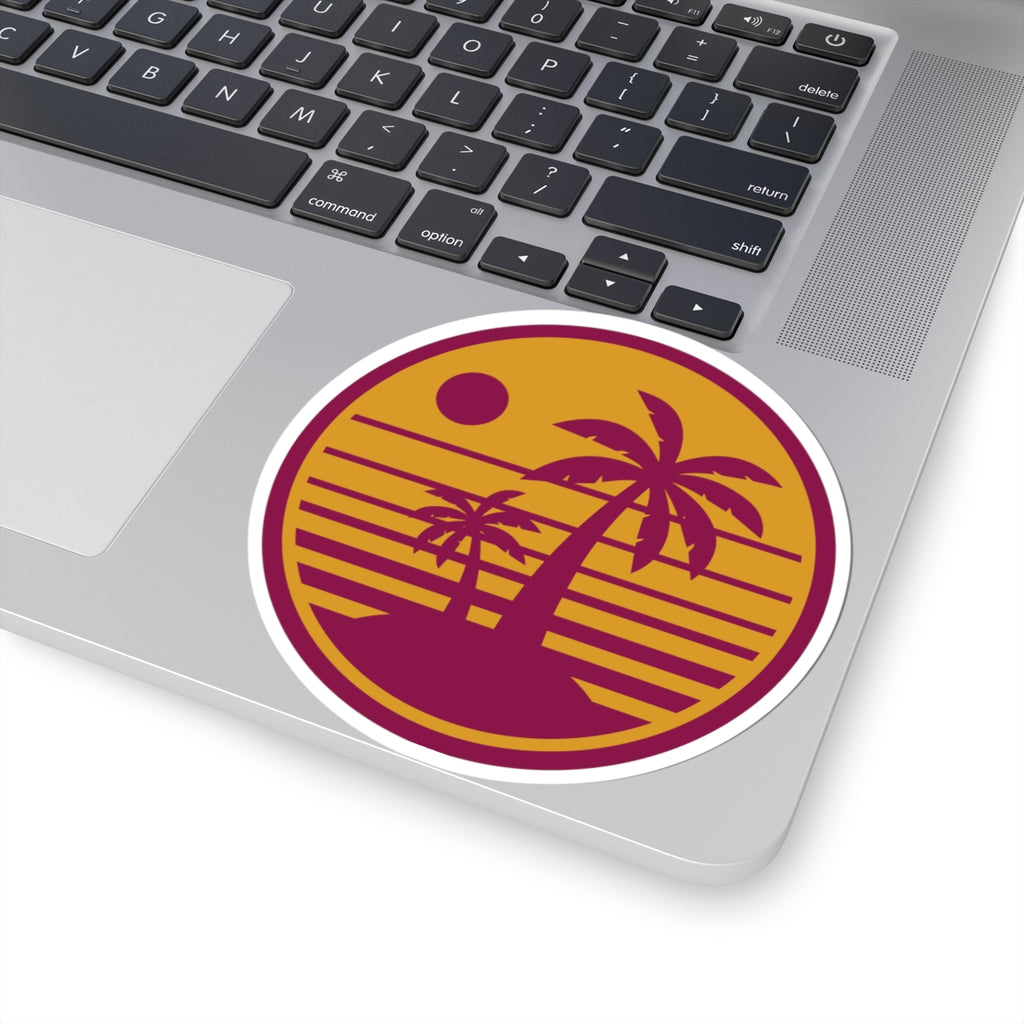 Tropical Sunset Stickers