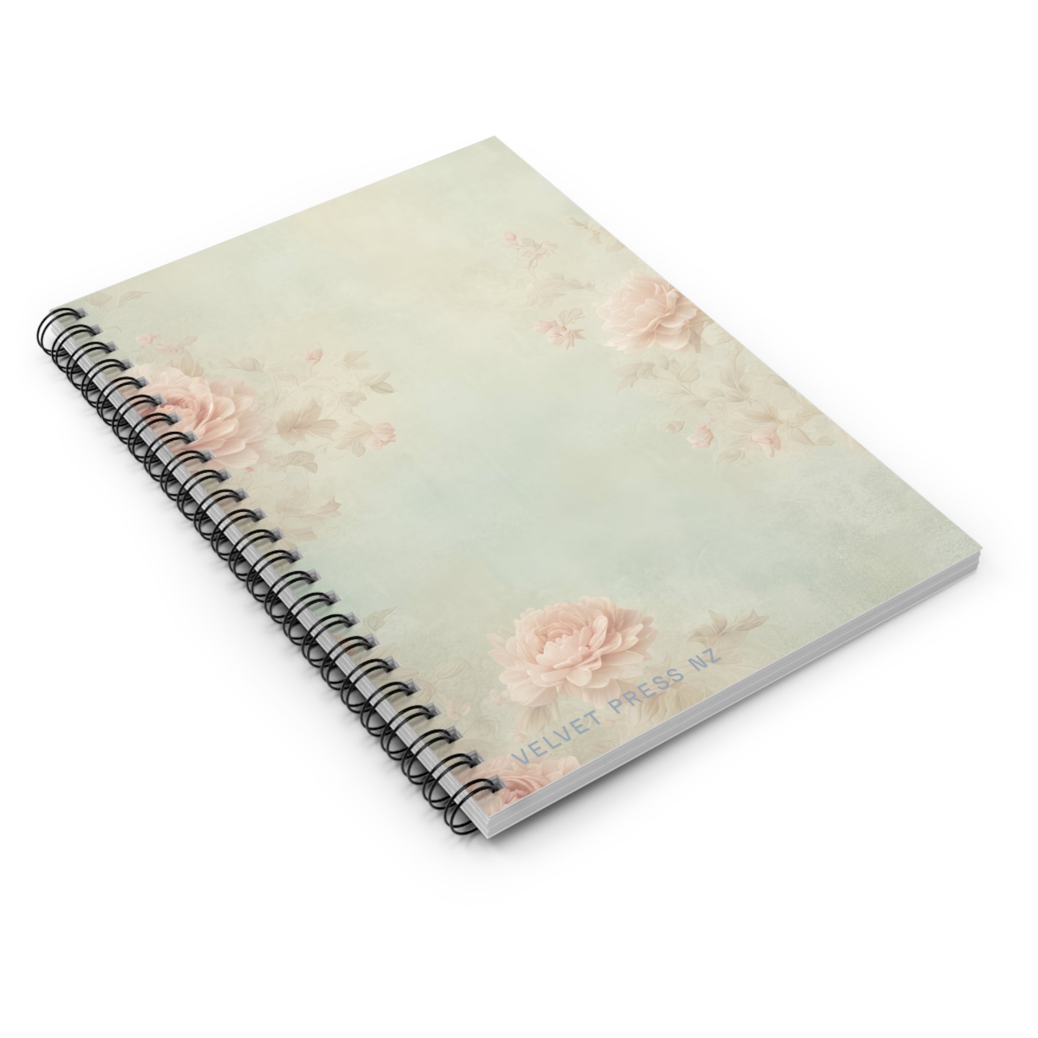 Vintage Floral Spiral Notebook