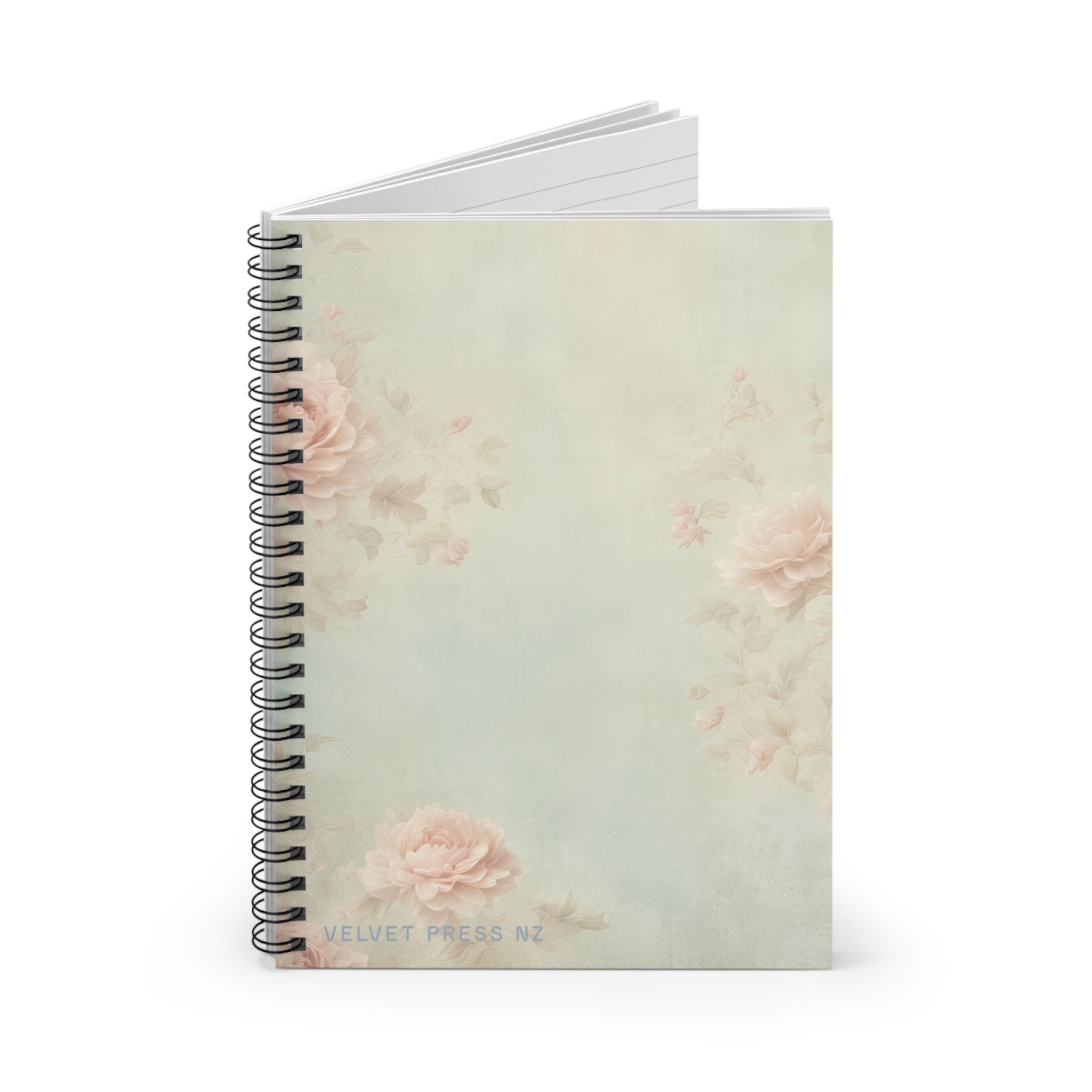 Vintage Floral Spiral Notebook